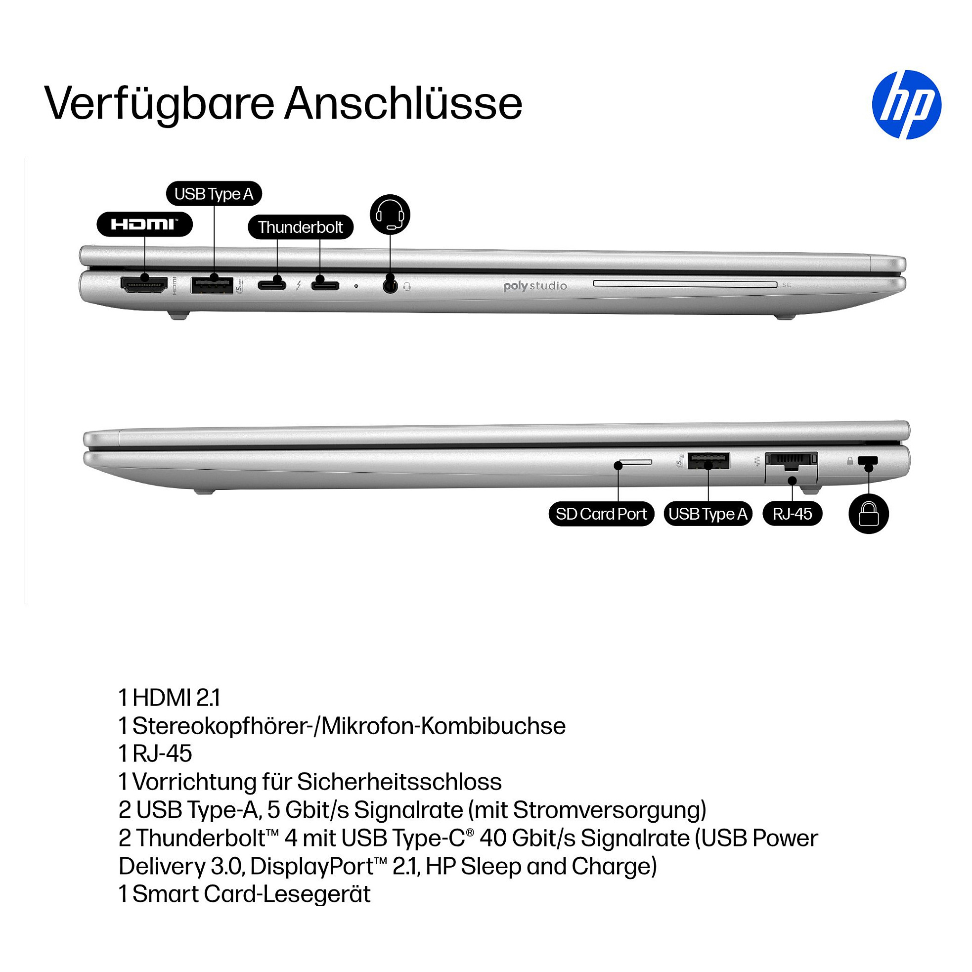 Laptop HP EliteBook 6 G1i (40.64 cm, WUXGA, Intel Core Ultra 7 255U, 32GB RAM, 1TB SSD, Windows 11 Pro, njemačka tipkovnica) – internacionalna non HR tipkovnica-16