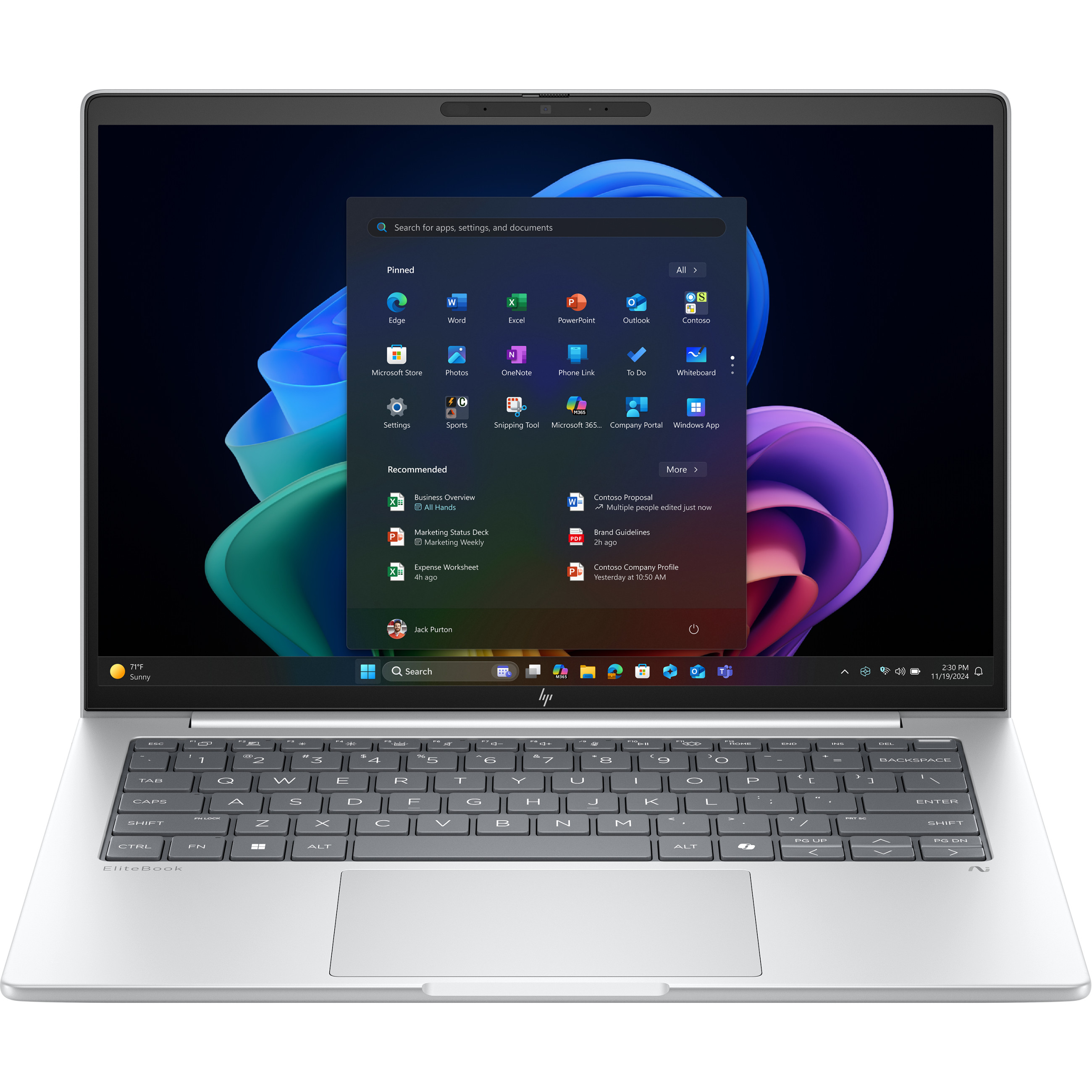 Laptop HP EliteBook 8 G1a AMD Ryzen AI 5 340 (14" 2.5K, AMD Ryzen, 32GB RAM, 512GB SSD, Windows 11 Pro, njemačka tipkovnica) – internacionalna non HR tipkovnica-0