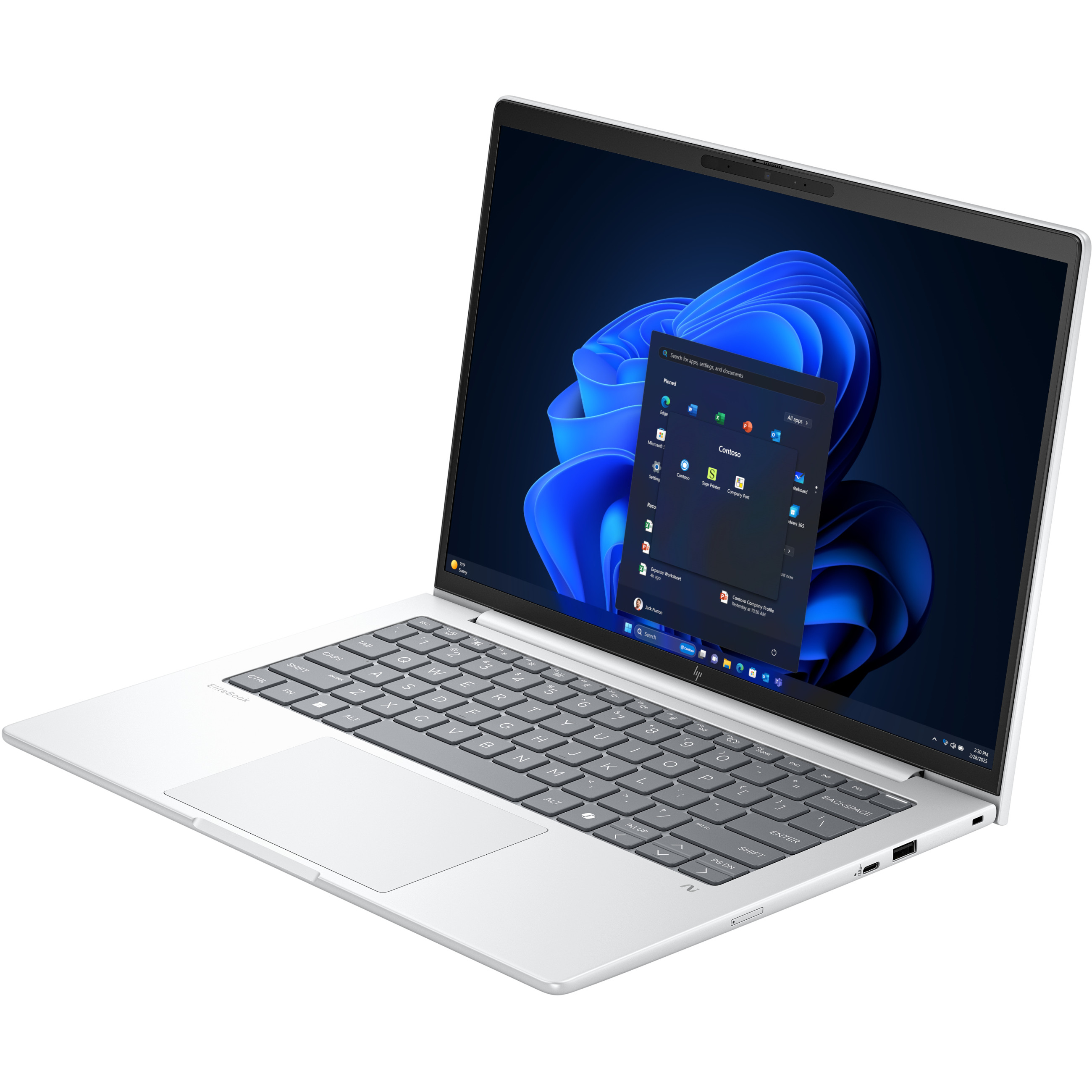Laptop HP EliteBook 8 G1a AMD Ryzen AI 5 340 (14" 2.5K, AMD Ryzen, 32GB RAM, 512GB SSD, Windows 11 Pro, njemačka tipkovnica) – internacionalna non HR tipkovnica-9
