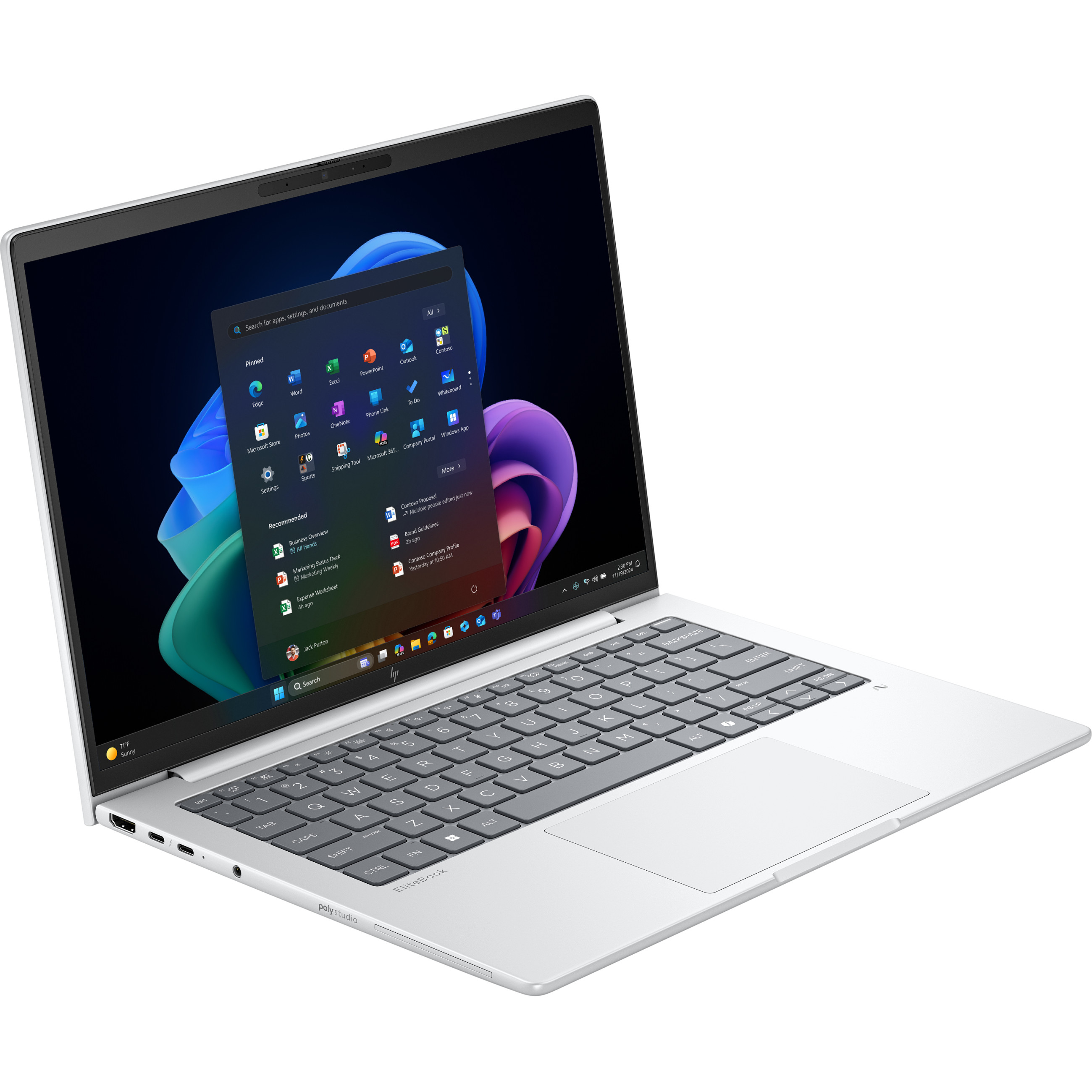 Laptop HP EliteBook 8 G1i CU7 258V (32GB RAM, 1TB SSD, Windows 11 Pro, SmartBuy) – internacionalna non HR tipkovnica-1