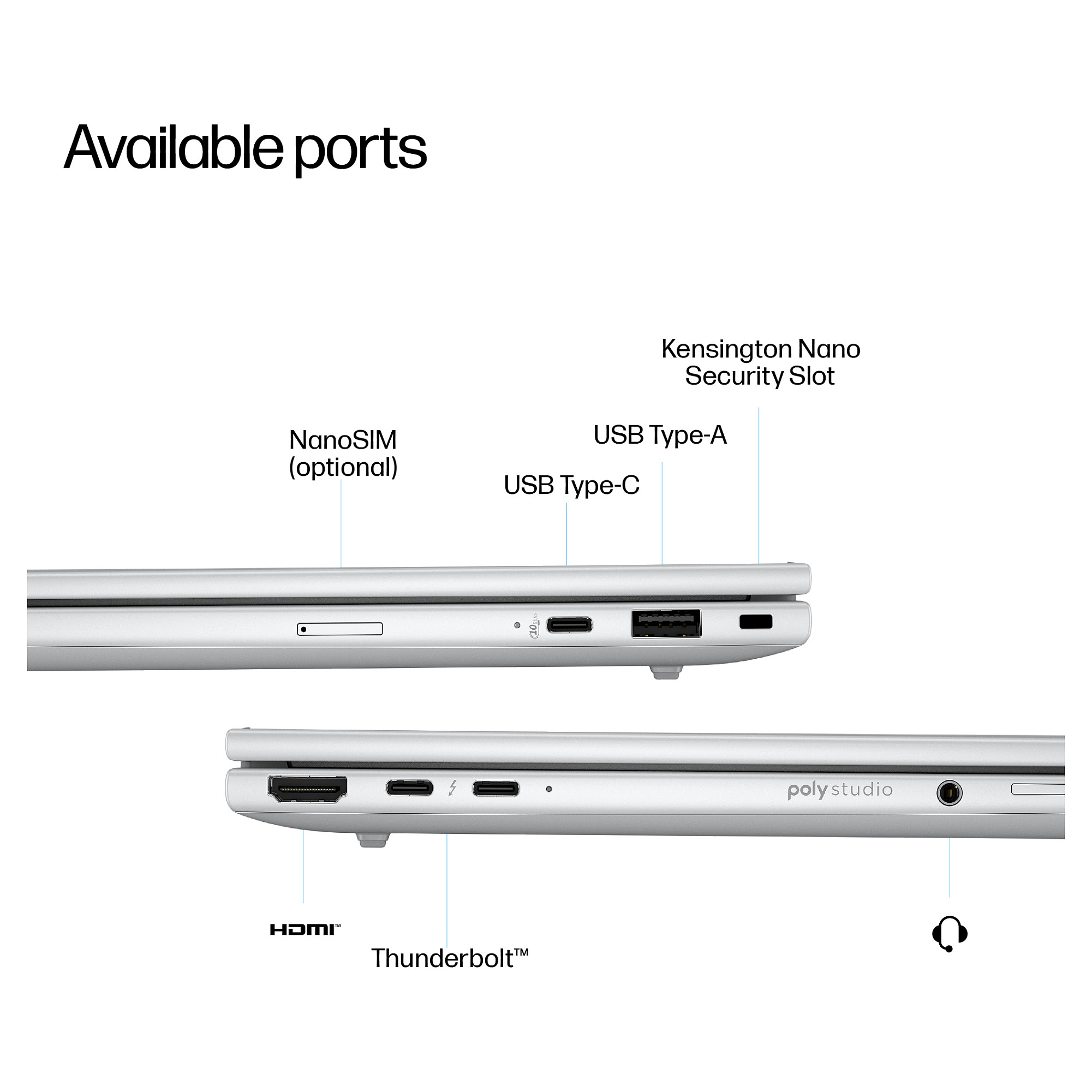 Laptop HP EliteBook 8 G1a AMD Ryzen AI 7 350 (40.64 cm, WUXGA, 64GB RAM, 1TB SSD, Windows 11 Pro, njemačka tipkovnica) – internacionalna non HR tipkovnica-11