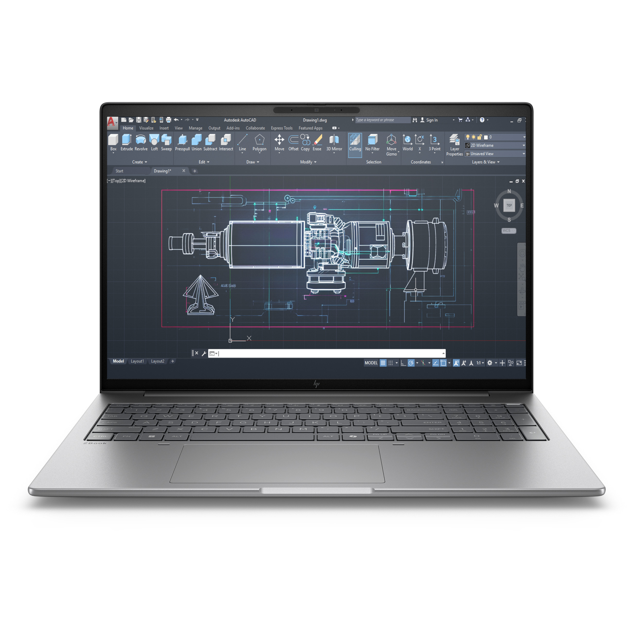 Laptop HP ZBook 8 G1i (40.64 cm, WUXGA, Intel Core Ultra 9 285H, 64GB RAM, 1TB SSD, Windows 11 Pro, njemačka tipkovnica)-0