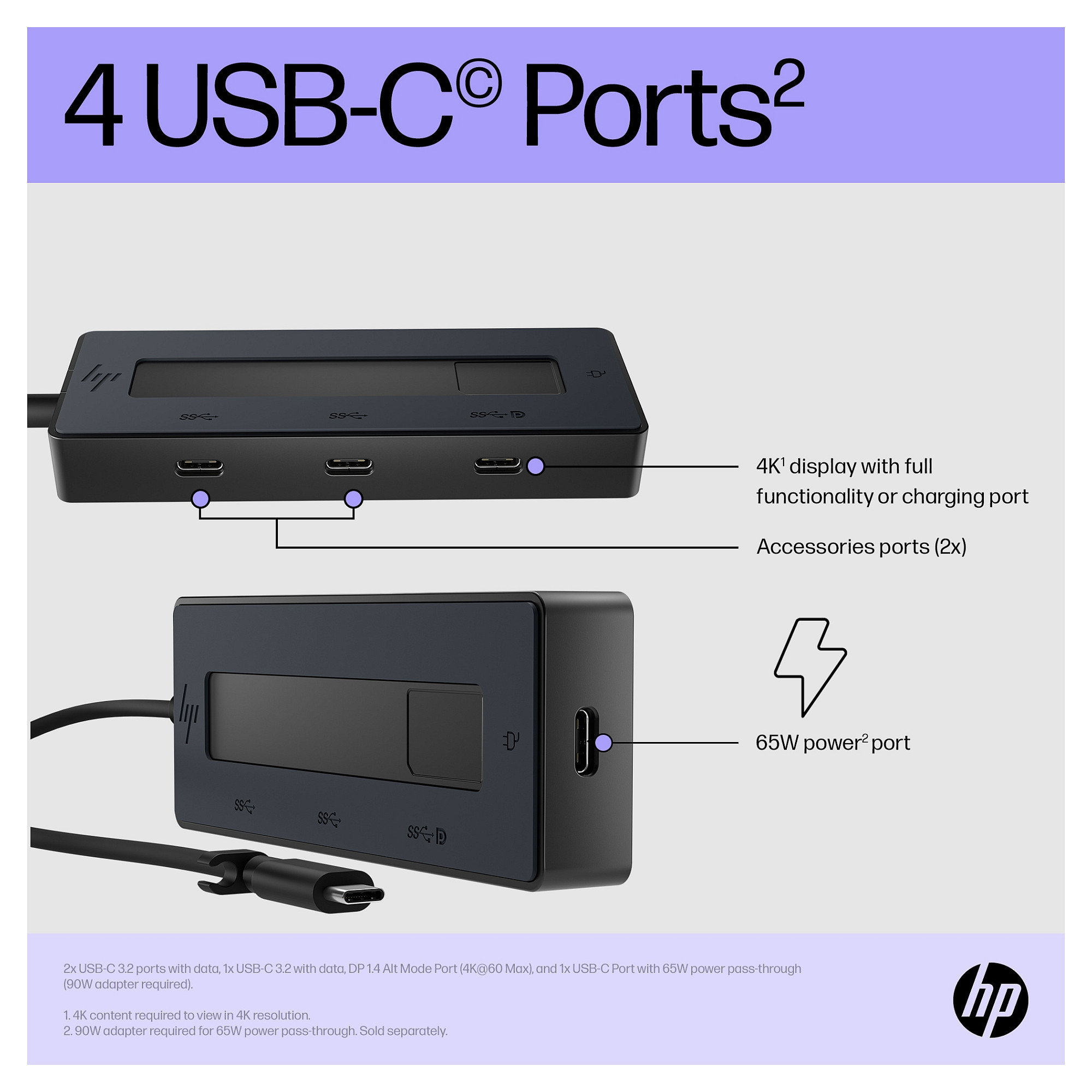 USB-C Hub HP 4K Multiport Adapter-7