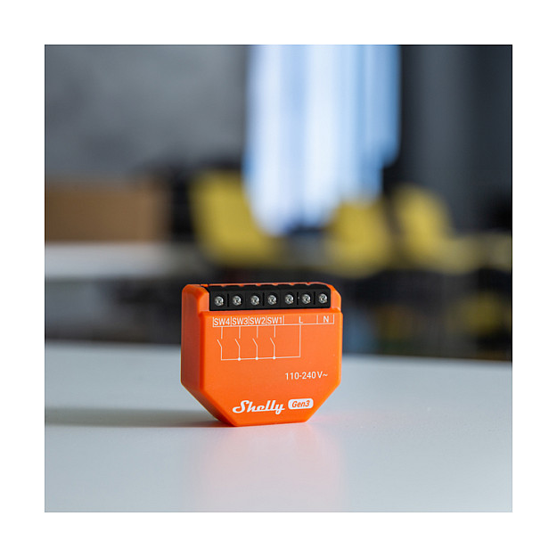 Uređaj za aktivaciju scena SHELLY Relais "i4 Gen3" WLAN BT-1