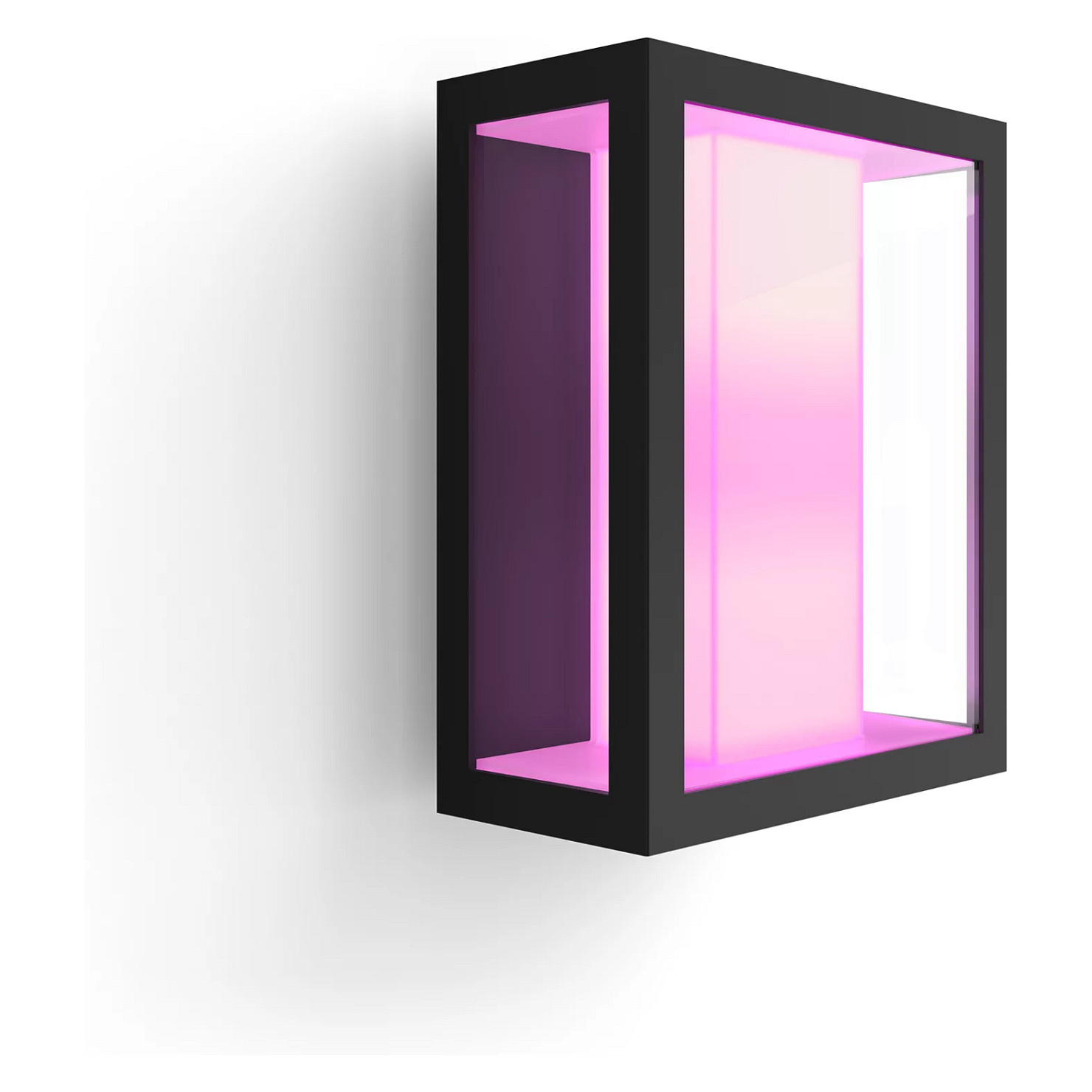 Vanjska zidna svjetiljka PHILIPS Hue Impress Wide, White and Color Ambiance, crna boja-0