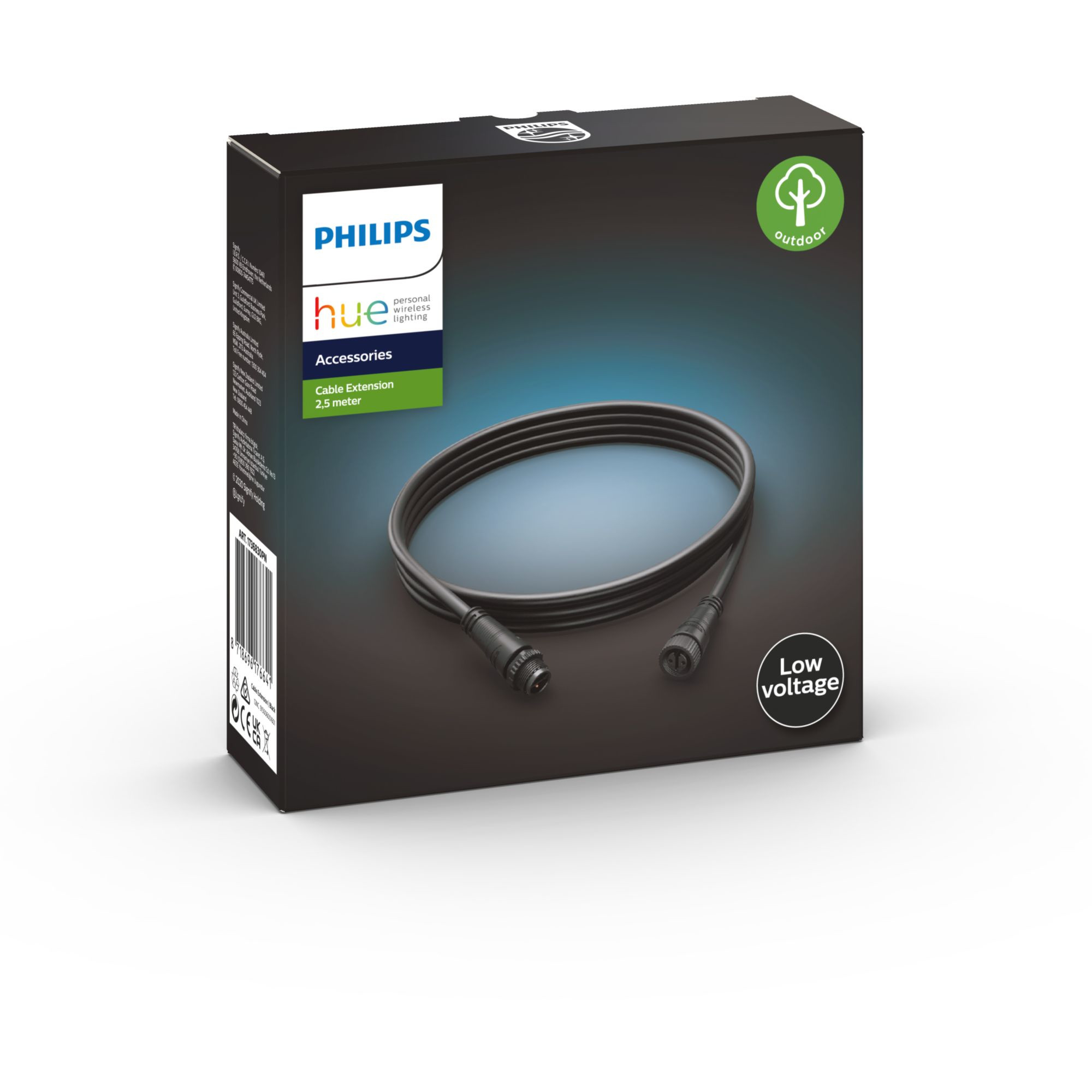 Kabel PHILIPS Hue Outdoor 2,5m Verlängerungskabel-2