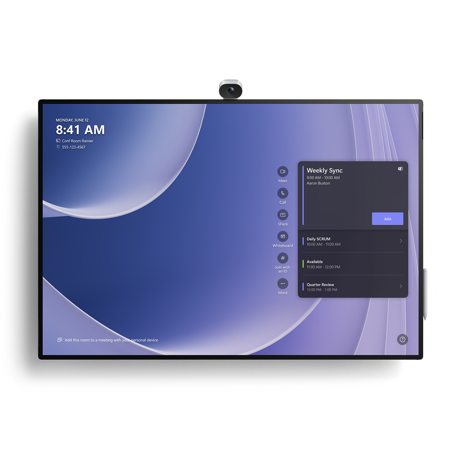 Pametni zaslon MICROSOFT Surface Hub 3 (50", platinasta)