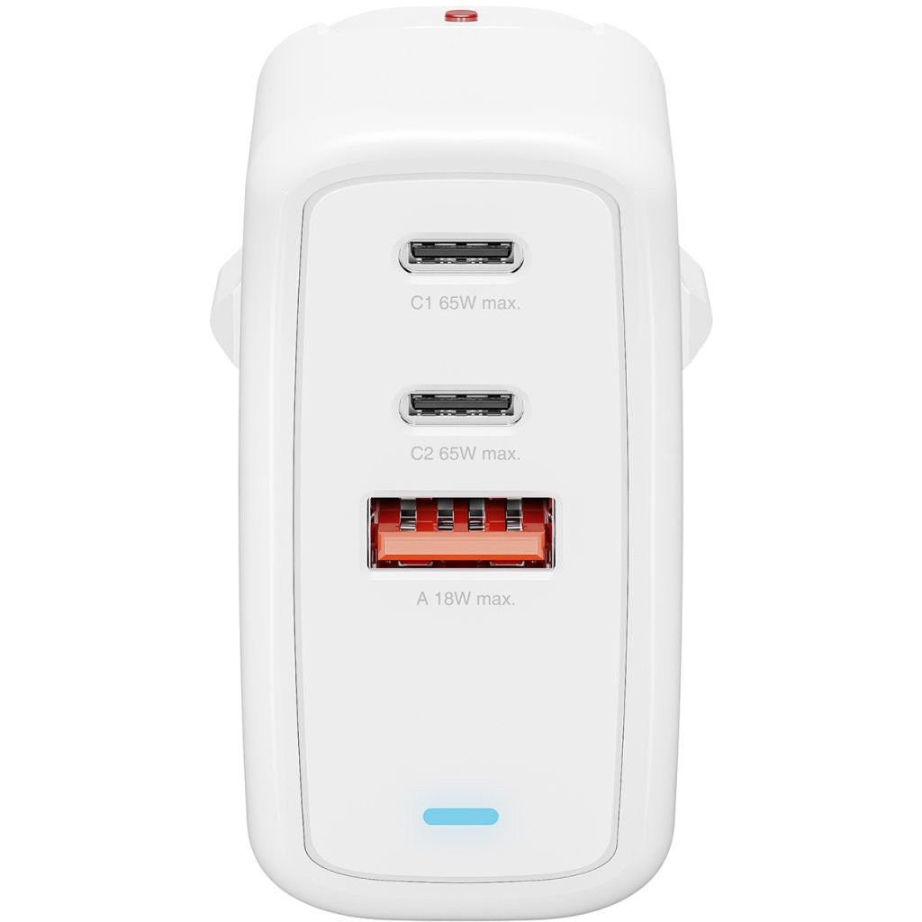 Punjač 4SMARTS Ladegert GaN Flex 65W 2 USB-C+1 USB-A-2