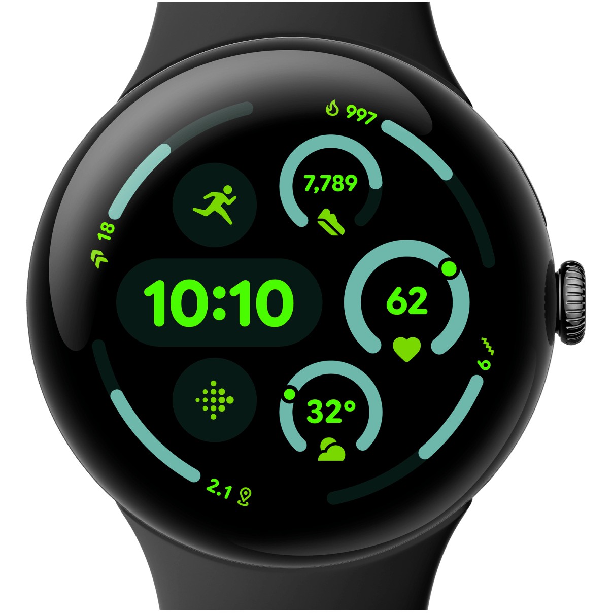 Pametni sat GOOGLE Pixel Watch 3 (45mm) WiFi obsidian-0