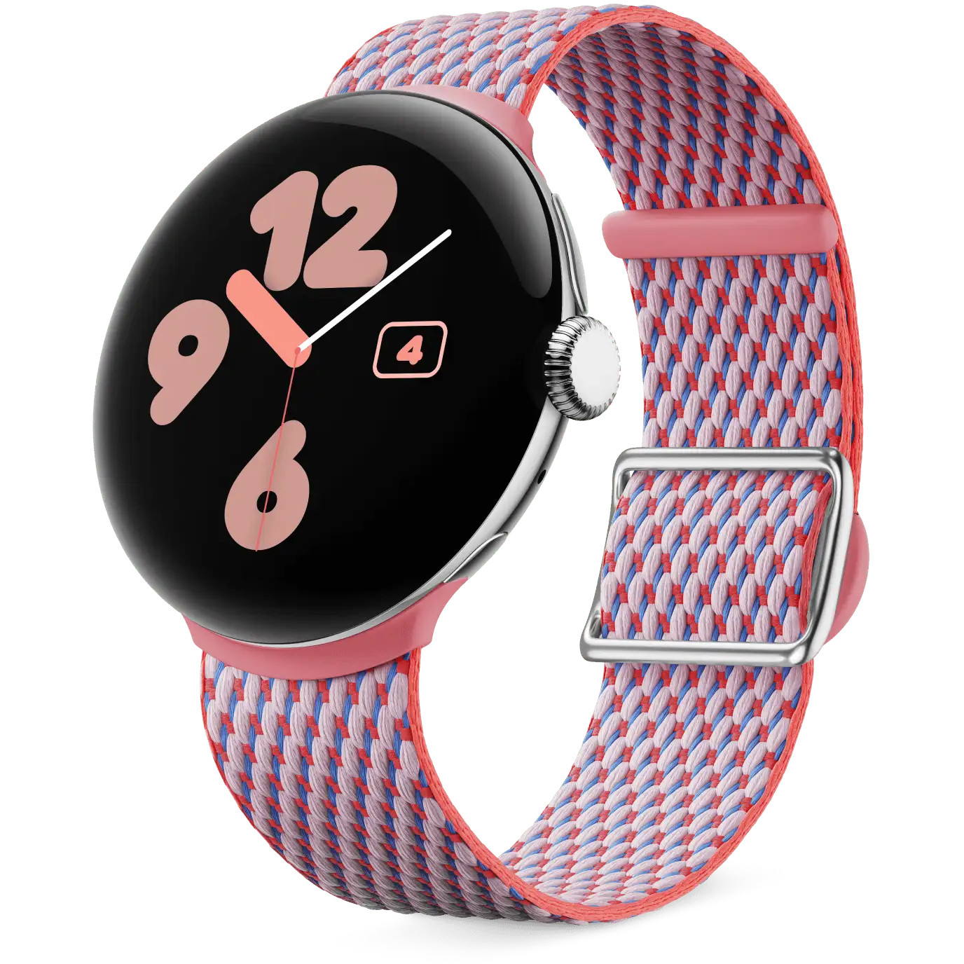 Remen za pametni sat GOOGLE Pixel Watch 3 Woven Band 45 mm, Coral-1