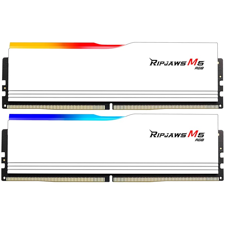 Radna memorija G.SKILL Ripjaws M5 RGB 32GB (2x16GB) DDR5 6000MHz CL30, bijela (F5-6000J3040F16GX2-RM5RW)-0