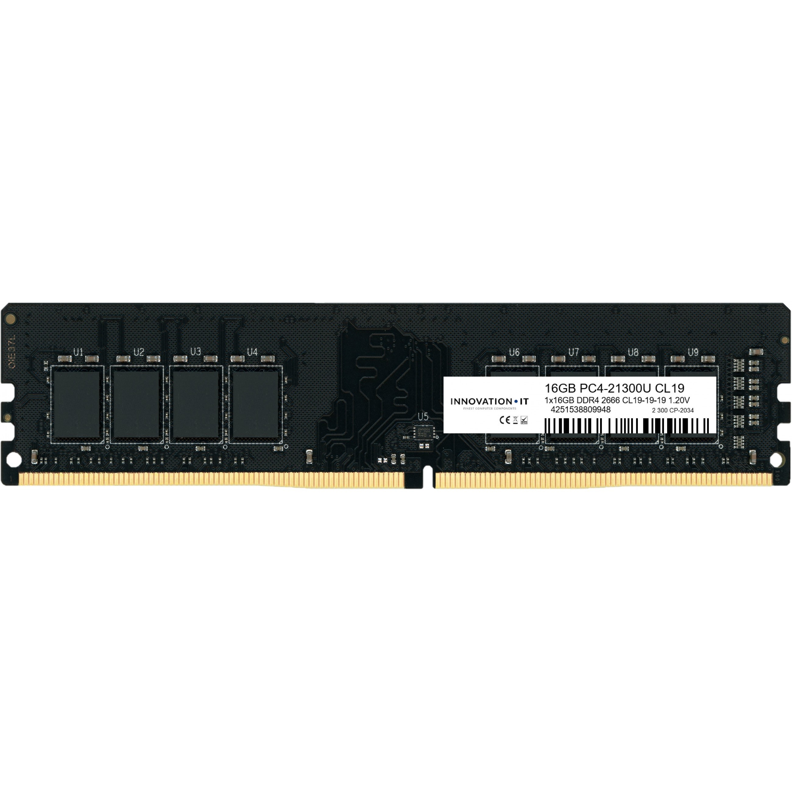 RAM 2666 16GB INNOVATION IT CL19-19-19 1.20V LD 8-Chip-0