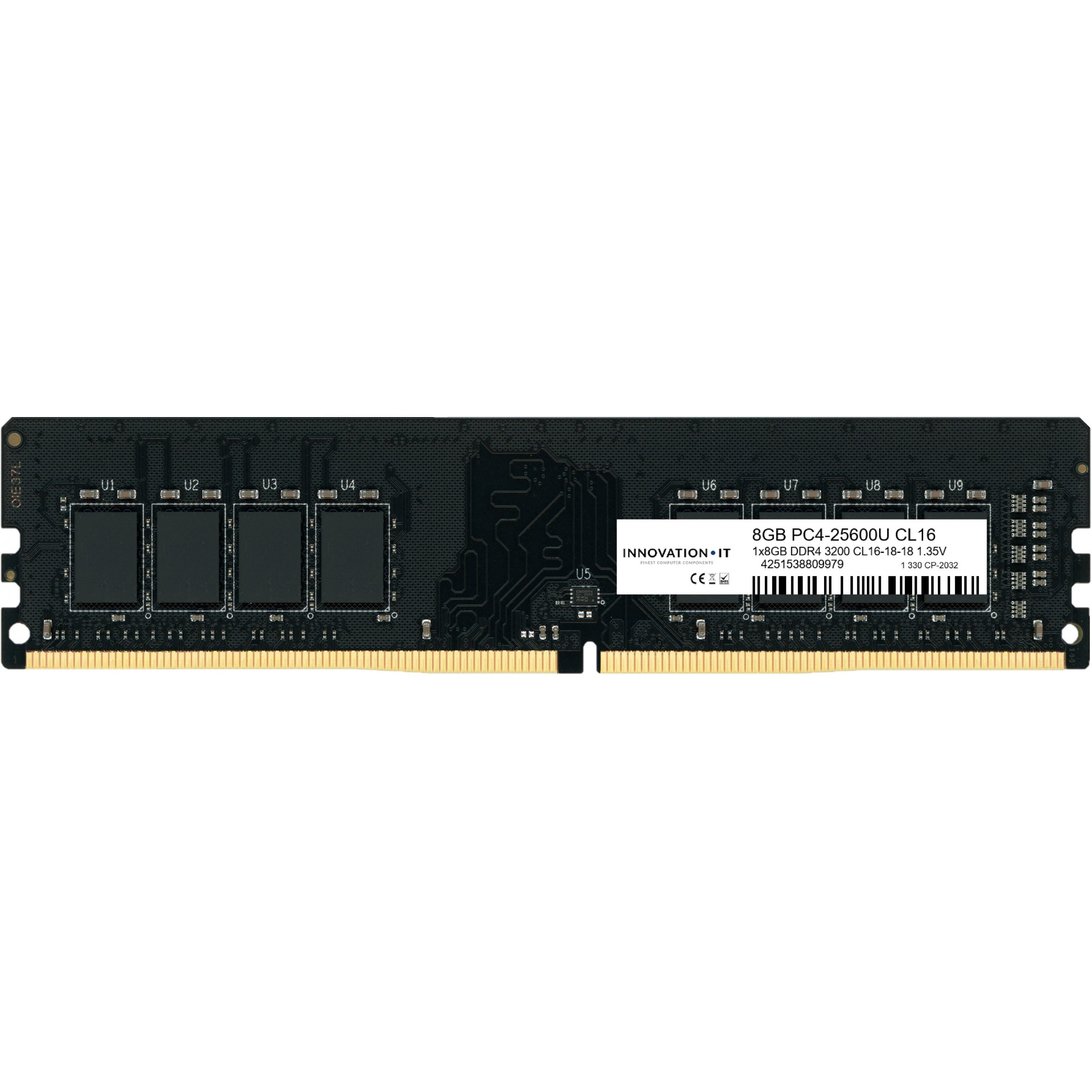 RAM INNOVATION IT 3200 8GB (8GB, CL16-18-18, 1.35V, 8-Chip)-0