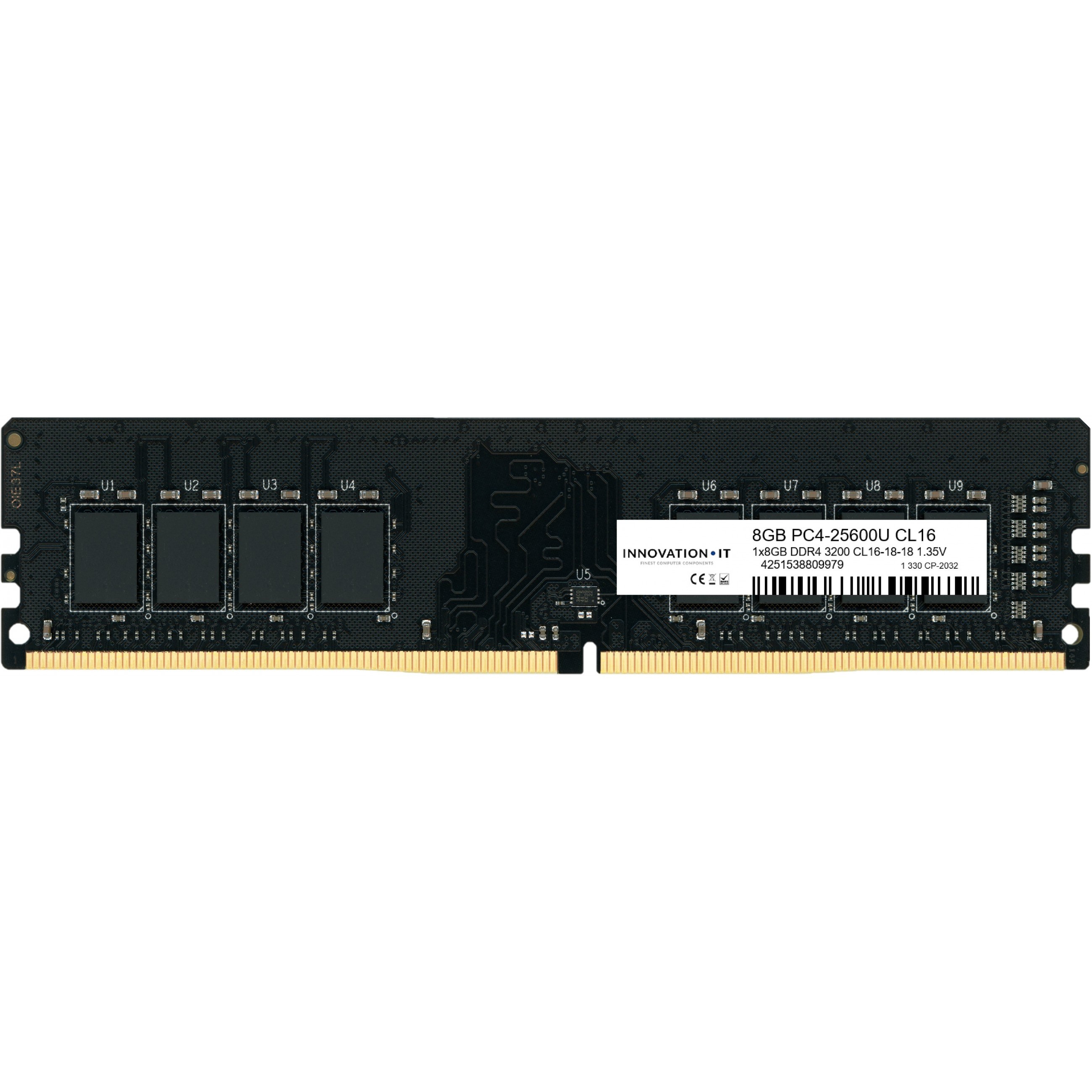 RAM INNOVATION IT 3200 8GB (8GB, CL16-18-18, 1.35V, 8-Chip)-1