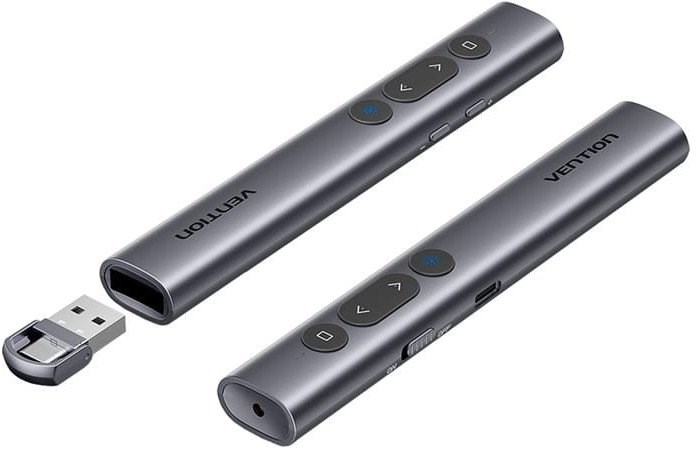 Bežični pokazivač VENTION s zelenim laserom + gumbi i ugrađenom baterijom-2