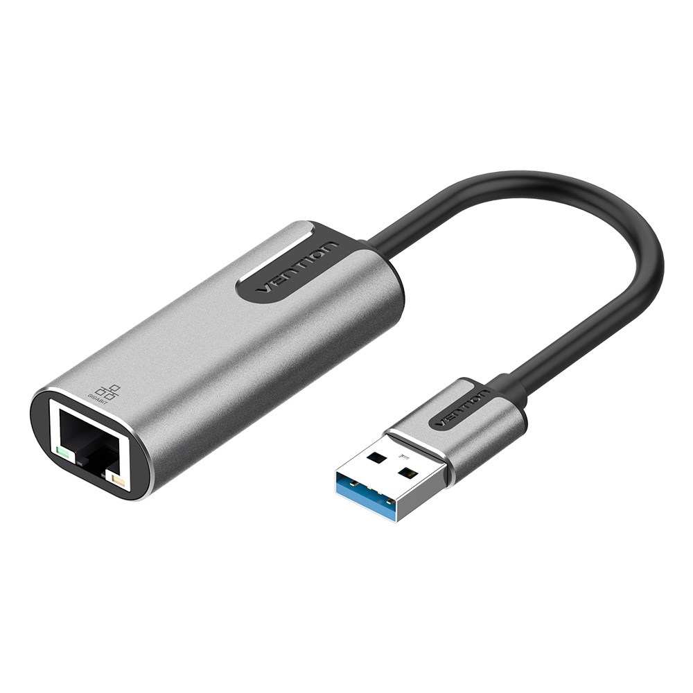 Adapter VENTION USB 3.0-A to Gigabit Ethernet 0.15M aluminijski sivi