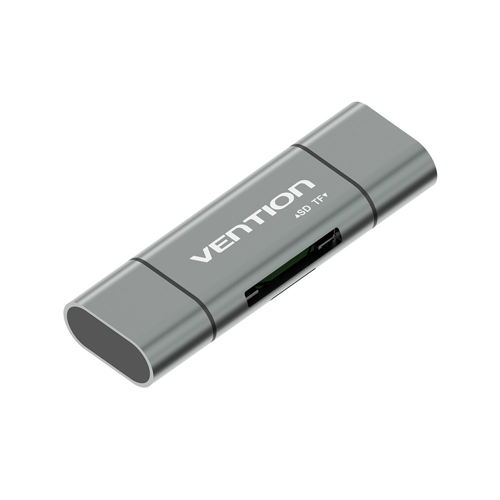 Čitač kartica VENTION USB3.0 Multi-function Gray Metal Type-2