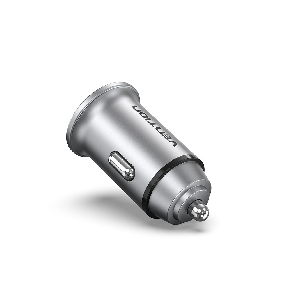 Punjač VENTION Two-Port USB A+A (30+30) siva boja-3