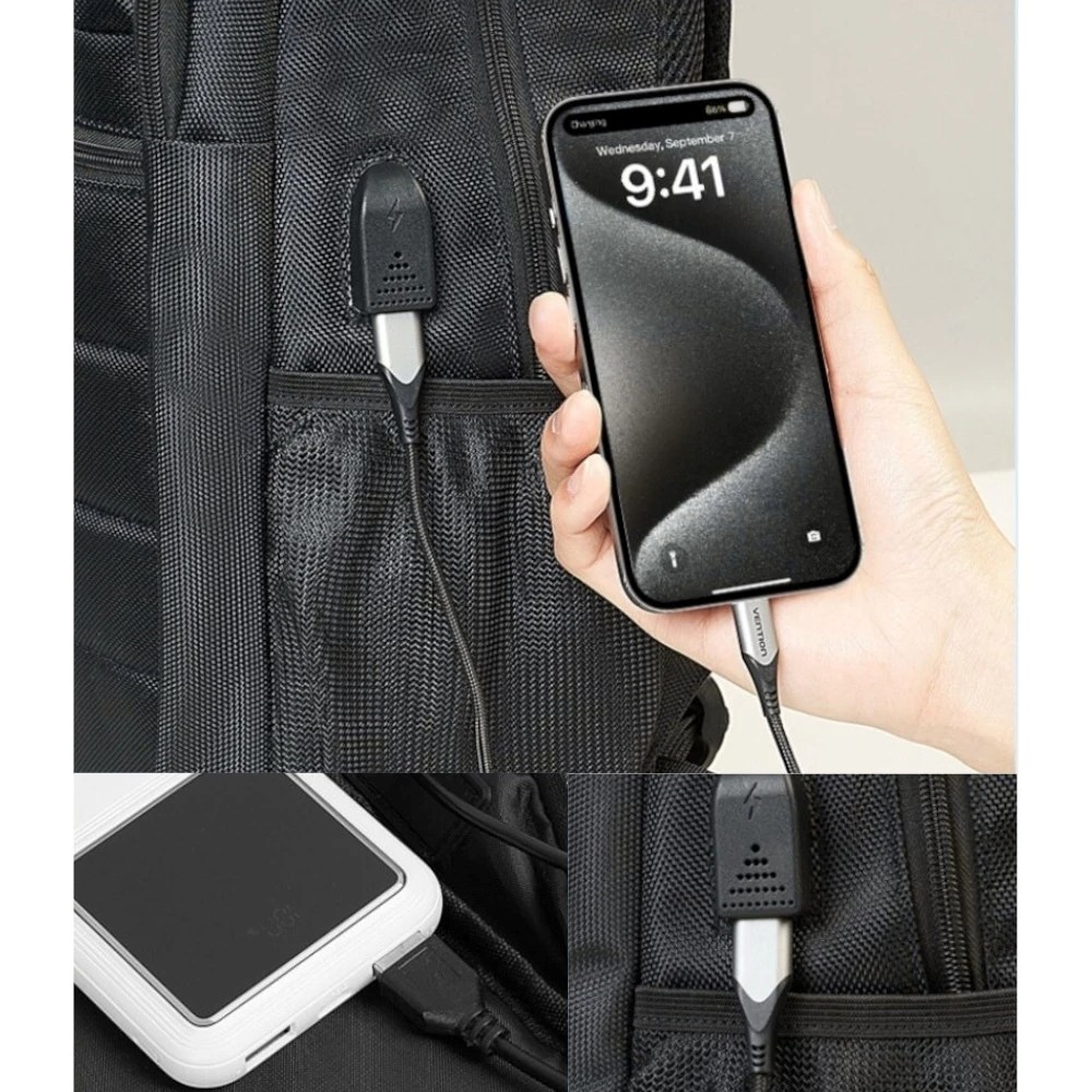 Ruksak VENTION KRK 20l BK vodootporni za laptop-4