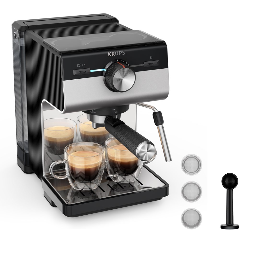 Aparat za kavu KRUPS Authentic+ XP384E10 poluautomatski espresso 2 L