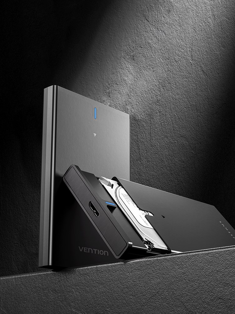 Kućište za tvrdi disk VENTION 2.5 Inch SATA Hard Drive Enclosure (USB 3.0 Micro-B) crna boja-4