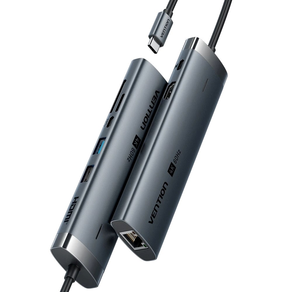 Docking station VENTION USB-C 8-in-1 4K 60Hz 100W-2