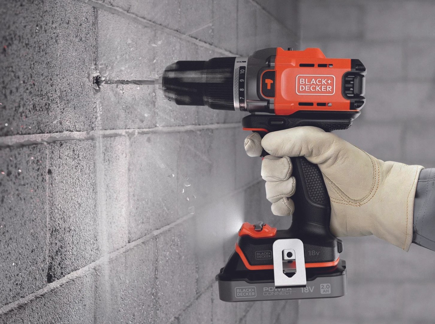 Bušilica/odvijač BLACK&DECKER 18V BCD383D2TA-2