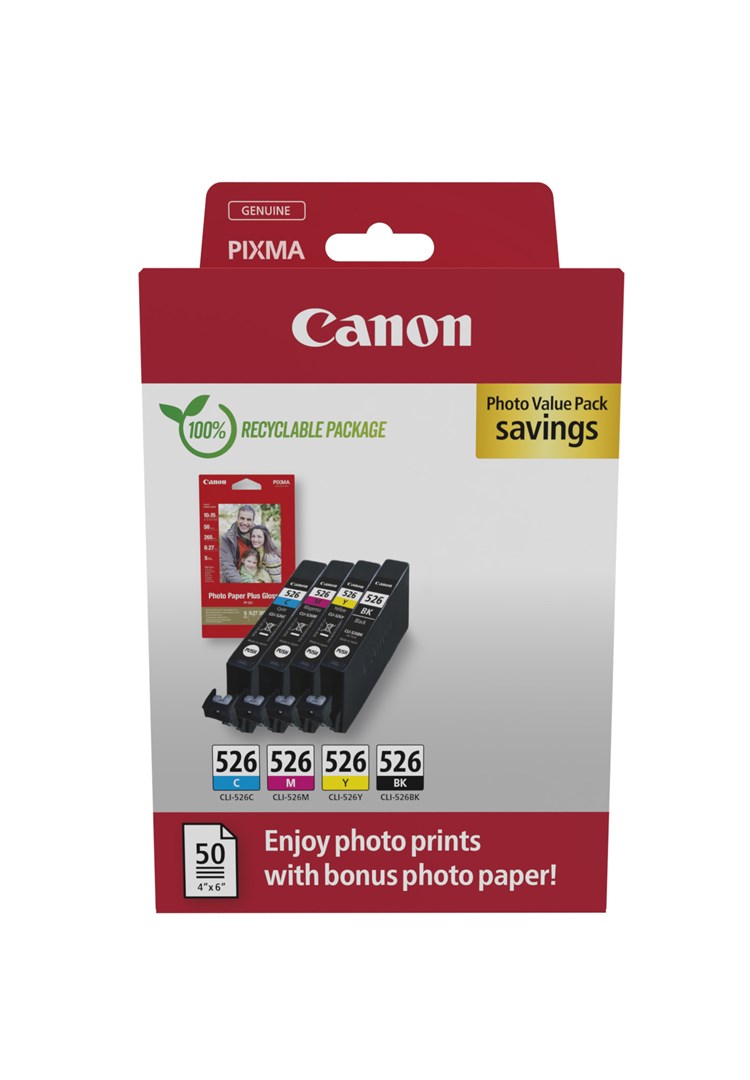 Set tinti CANON PGI-525/CLI-526 Multipack (Crna, Cijan, Magenta, Žuta)-3