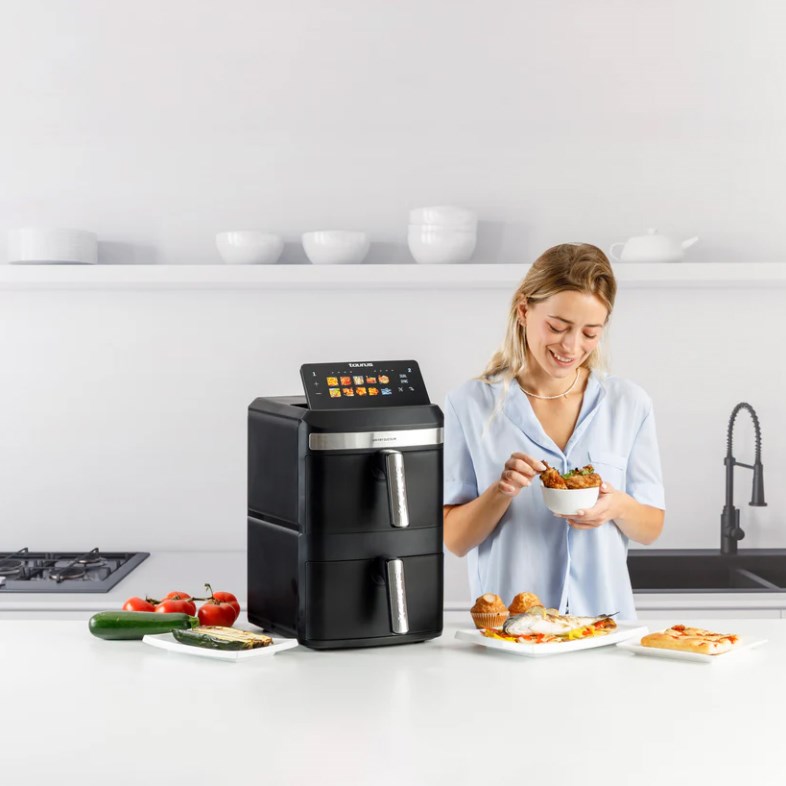 Friteza Taurus AIR DUO SLIM bez ulja s dvije košare-3
