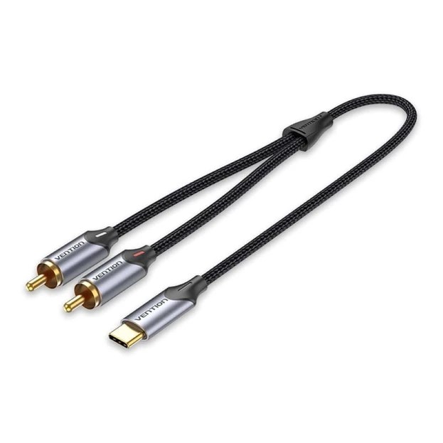 Kabel Audio Vention USB-C na 2RCA męski 2m-0