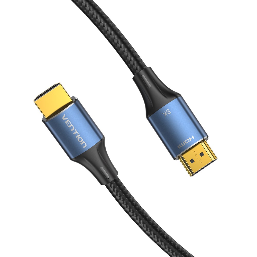 Kabel VENTION Cotton Braided HDMI-A Muški to Muški HD 8K 3M Plavi Aluminijski Legura-1