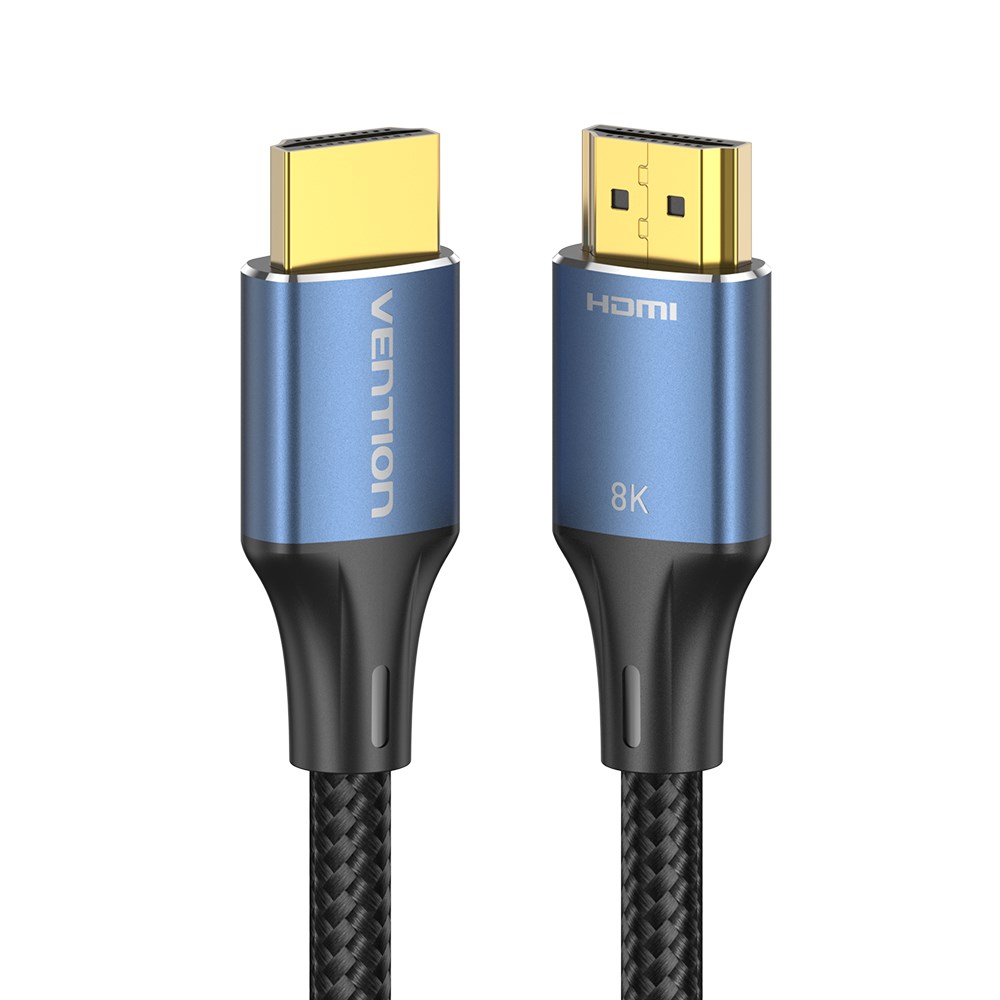 Kabel VENTION Cotton Braided HDMI-A Muški to Muški HD 8K 3M Plavi Aluminijski Legura-2