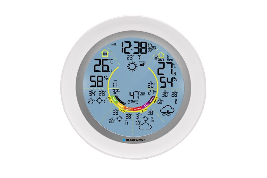 Meteostanica BLAUPUNKT WS60WH APP WEATHER STATION bijela