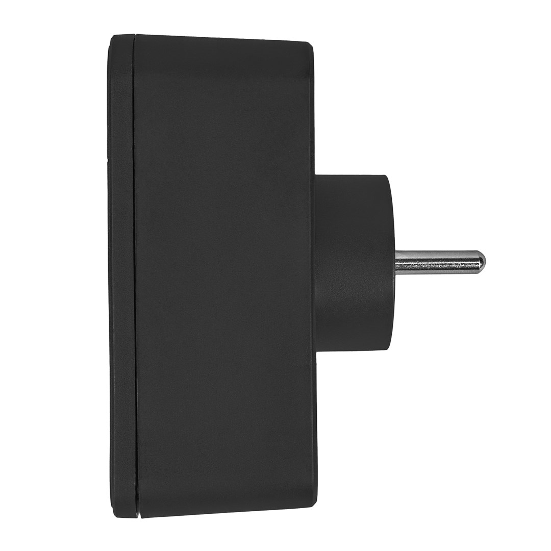Utičnica Maclean MCE249 F/B splitter s 2 utičnice + 4xUSB (2xUSB A, 2xUSB C PD 20W)-10