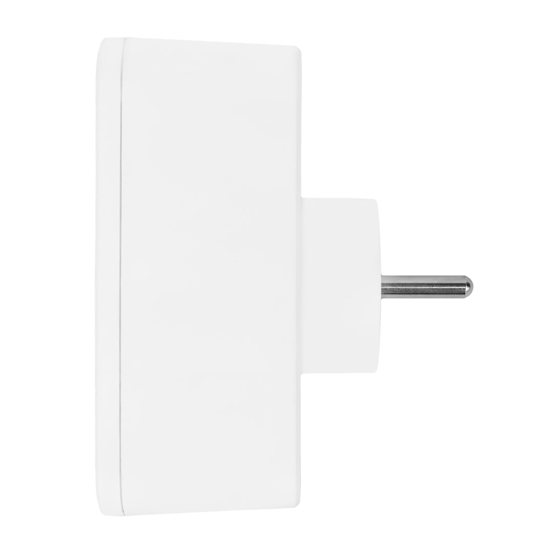 Utičnica Current socket x2 + 4xUSB MACLEAN MCE249 F/W (2 utičnice, 4 USB priključka)-1
