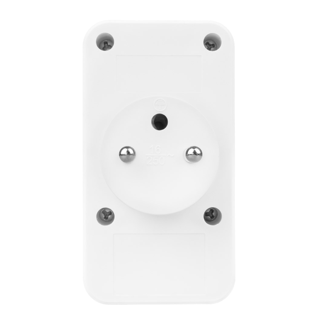 Utičnica Current socket x2 + 4xUSB MACLEAN MCE249 F/W (2 utičnice, 4 USB priključka)-8