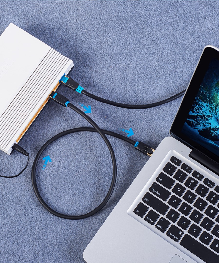 Kabel VENTION Cat.8 SFTP Patch 3M crna boja-3