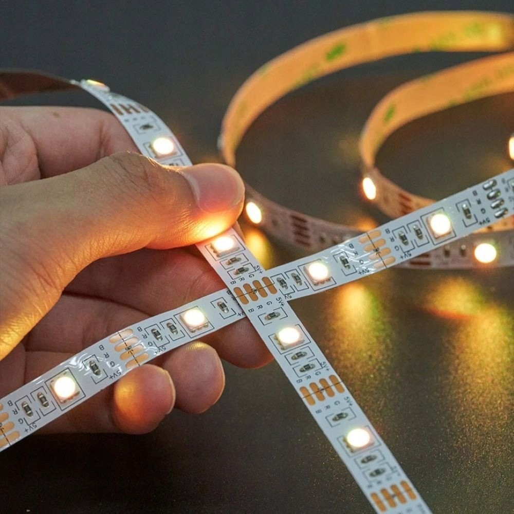 Traka za osvjetljenje VENTION RGB FPC LED s IR daljinskim upravljačem, napajanje USB 5V, 5m-6