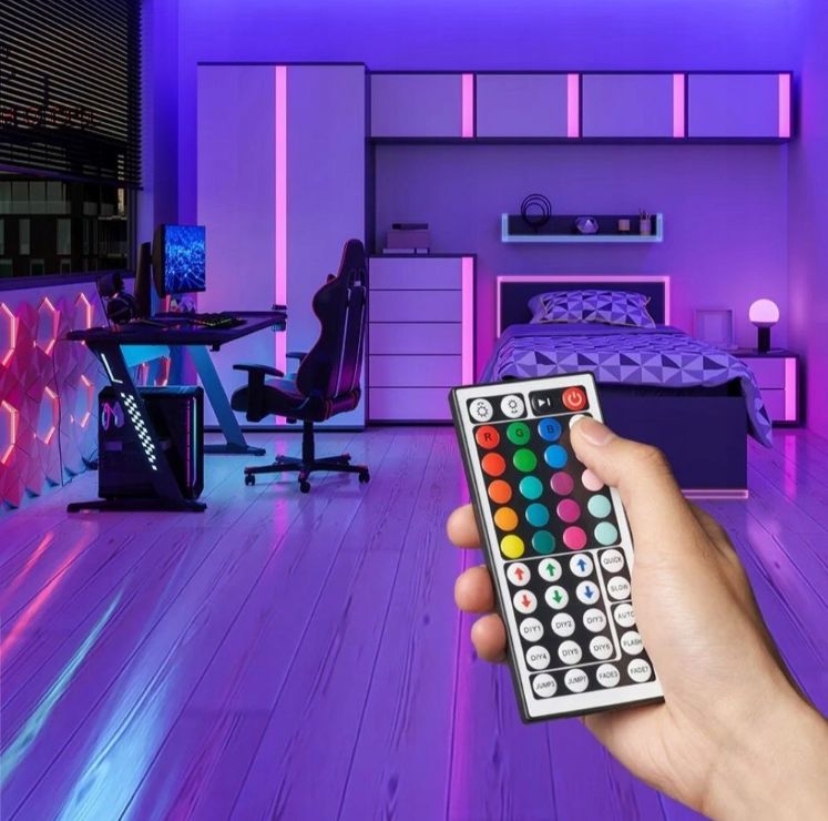 Traka LED VENTION Silicone Neon 5m s IR daljinskim upravljačem i DC 12V napajanjem-6