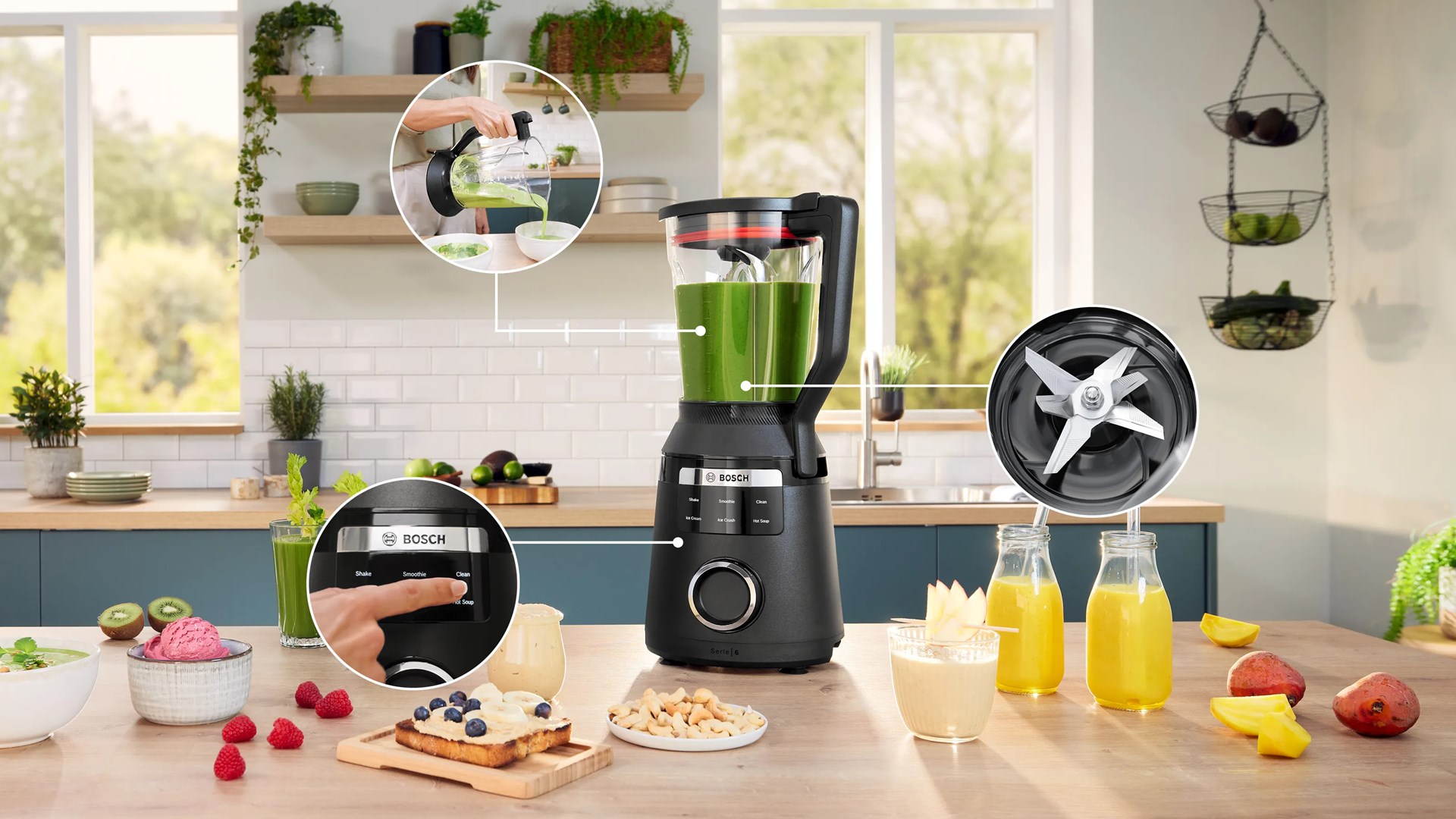 Blender BOSCH Serie 6 MMB6652B 2 L 1800 W crna boja-1