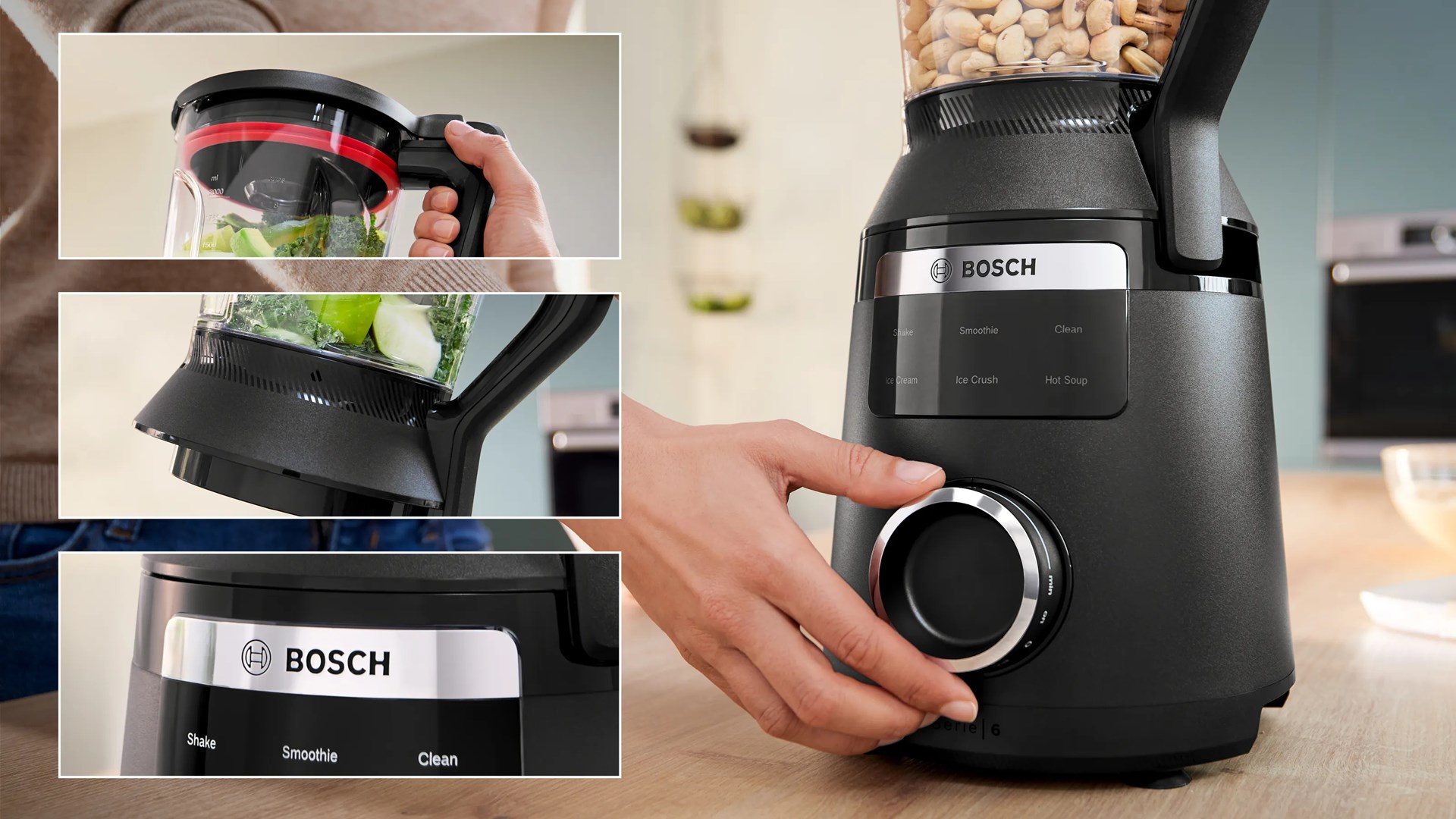 Blender BOSCH Serie 6 MMB6652B 2 L 1800 W crna boja-6