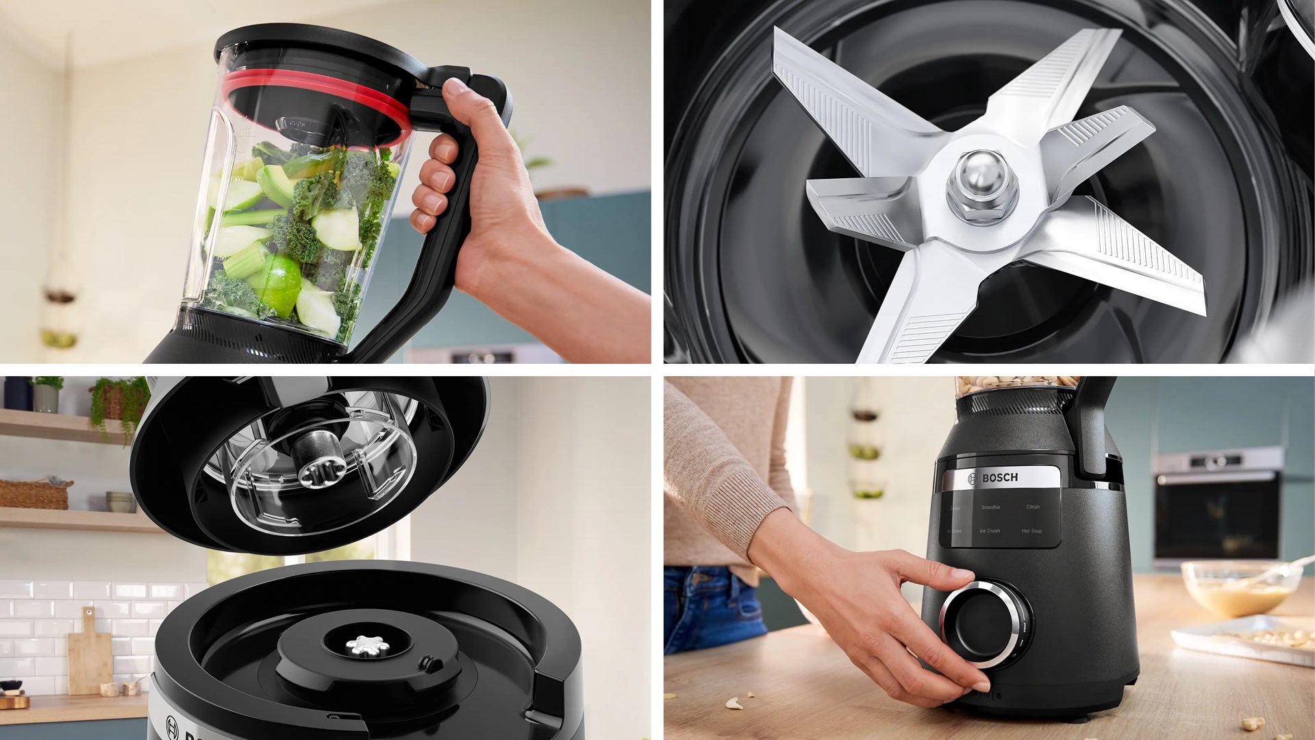 Blender BOSCH Serie 6 MMB6652B 2 L 1800 W crna boja-5