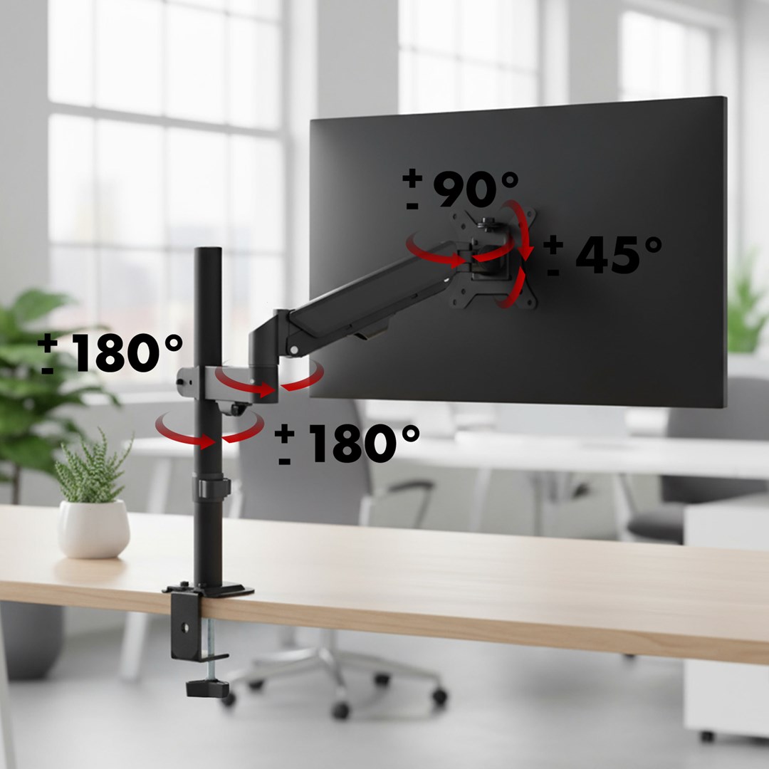 Držač monitora → MACLEAN → MONITOR MOUNT, GAS SPRING MC-135-9