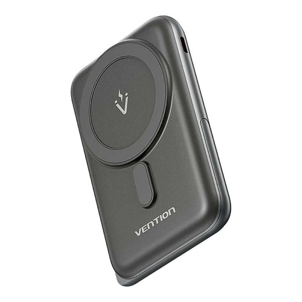Powerbank VENTION Bezprzewodowy magnetyczni 20W PD 10000 mAh crna boja-2