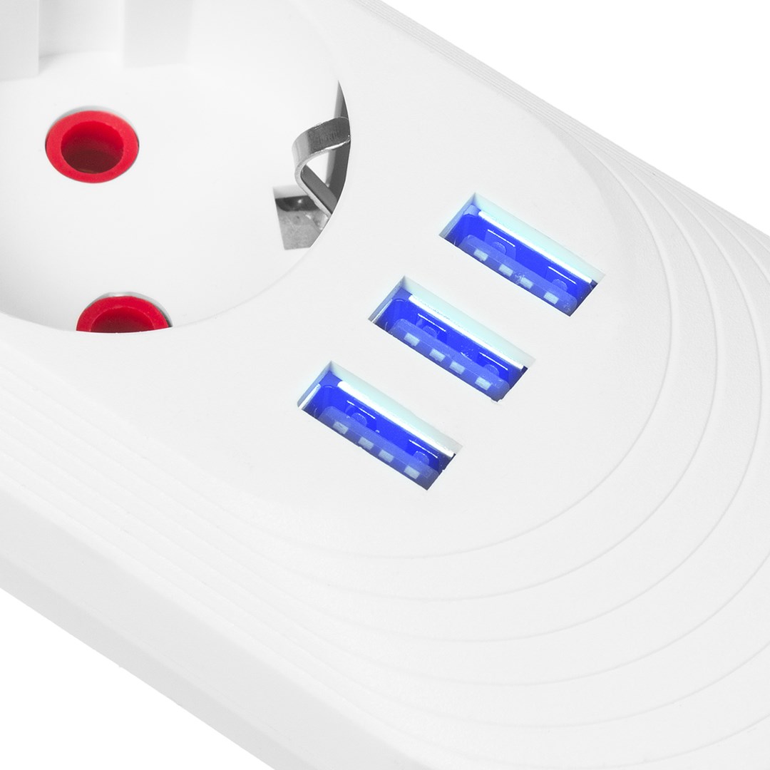 Produžni kabel MACLEAN MCE394 W 3 utičnice-5