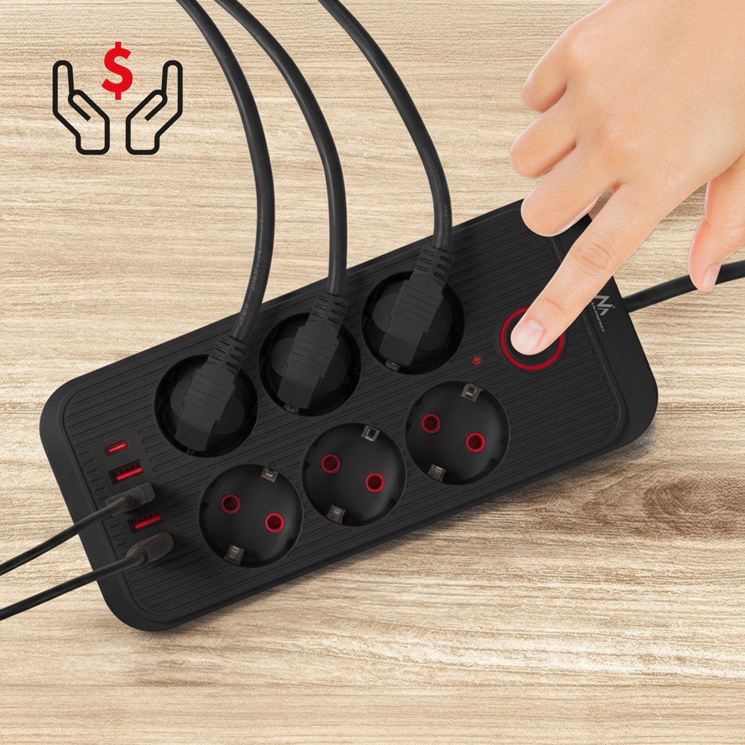 Produžni kabel MACLEAN POWER STRIP MCE389 B 6 utičnica-10