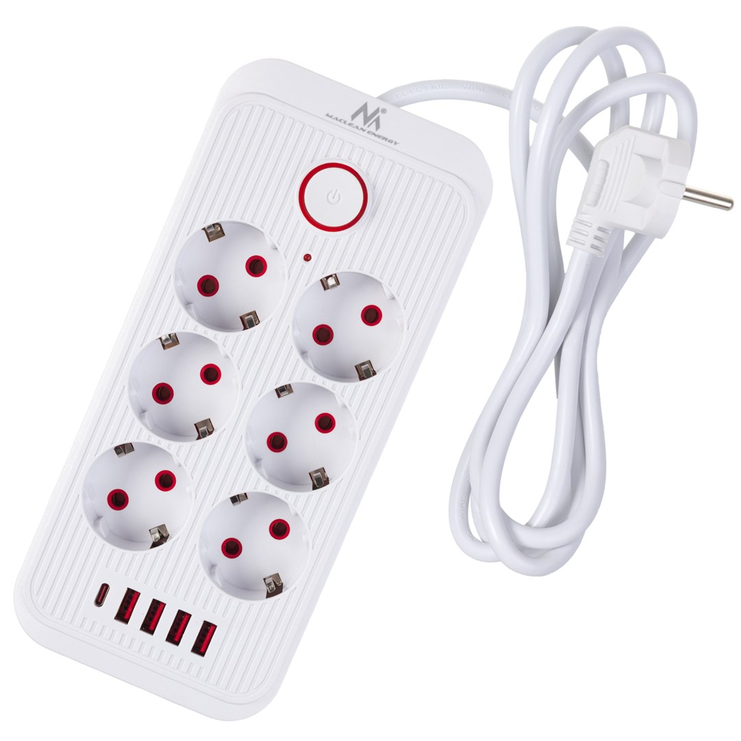 Produžni kabel MACLEAN MCE389 W 6 utičnica-0