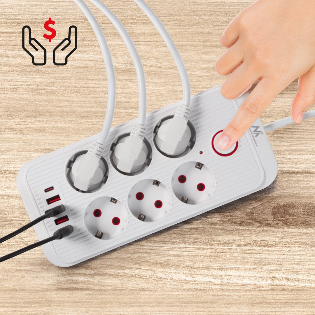 Produžni kabel MACLEAN MCE389 W 6 utičnica-7