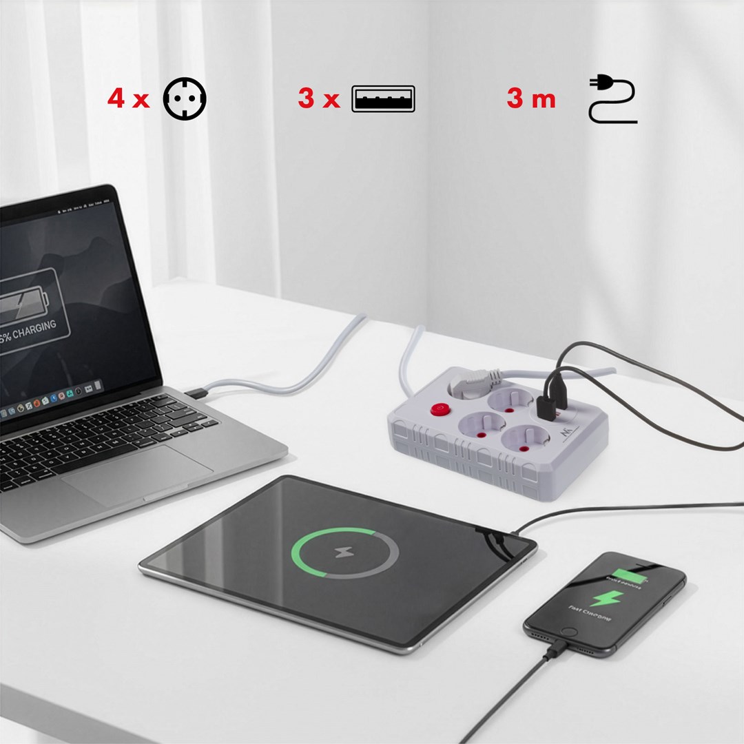 Produžni kabel MACLEAN POWER STRIP MCE393 W 4 utičnice-7