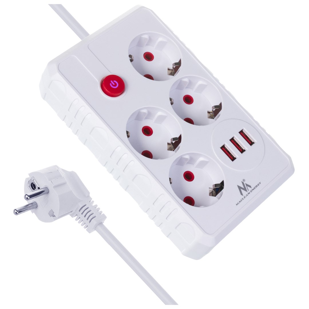 Produžni kabel MACLEAN POWER STRIP MCE393 W 4 utičnice